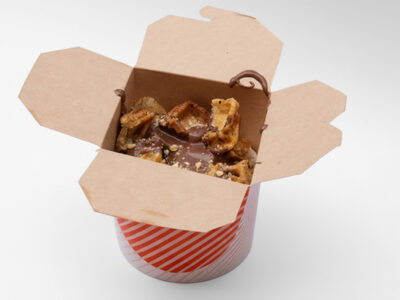 Waffle box Solunac Gyros delivery