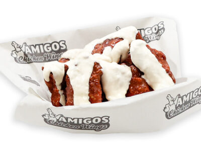 Garlic sauce chicken wings Amigos Chicken Wings delivery