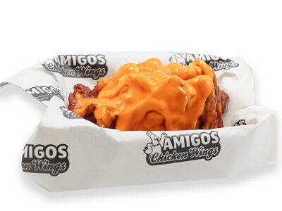 Cheddar premium chicken wings Amigos Chicken Wings delivery