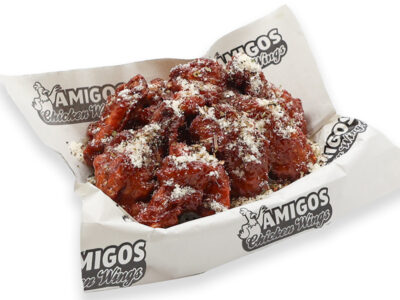 Parmesan basil chicken wings Amigos Chicken Wings delivery