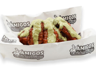 Pesto premium chicken wings Amigos Chicken Wings delivery