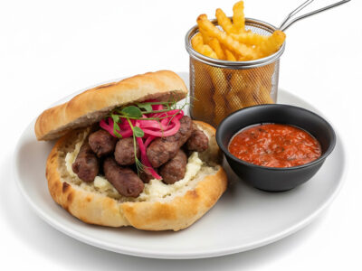 Kebabs on kajmak Constantin Restoran delivery