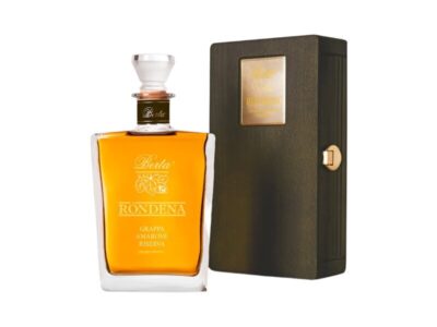 Grappa BERTA Rondena Grappa Amarone Riserva Wooden Gift Box Wine Art dostava
