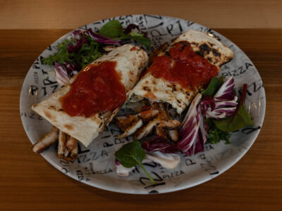 Fried chicken tortilla Banjac Pizzeria delivery