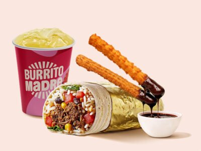 Barbacoa Burrito obrok Burrito Madre Mercator dostava