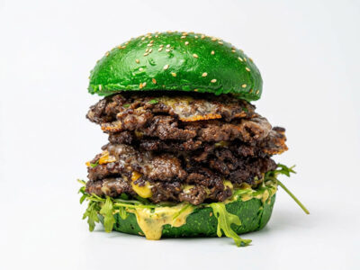 Caprese smash burger triple triple Al Dente Smash Burger & Pasta Bar dostava