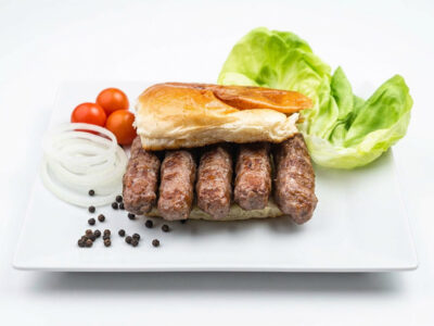 Ćevapi in a bun Njuškica Fast Food delivery