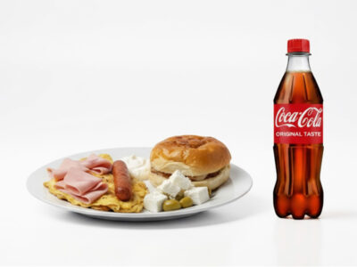 Doručak manji + Coca-Cola - Original 0.5L Mangiare dostava