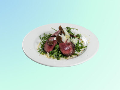 Pepper beef tagliata on arugula Filtz delivery