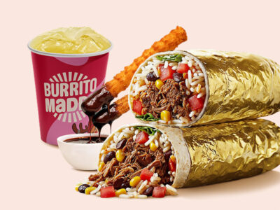 Grande Barbacoa Burrito obrok Burrito Madre Mercator dostava