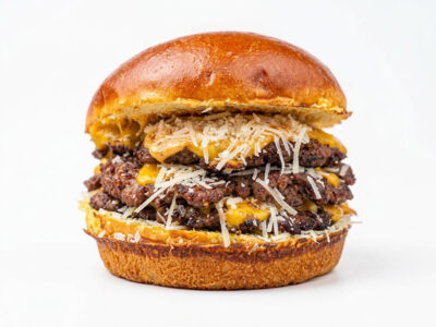 Honey smash burger triple Al Dente Smash Burger & Pasta Bar dostava