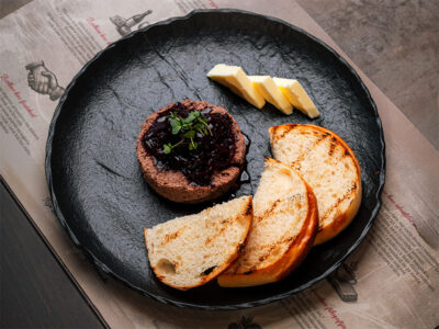 Creamy chicken liver mousse Balkan Distrikt delivery