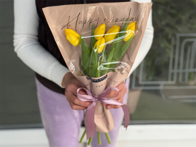 Lale u kesici žute Provance Cvećara delivery