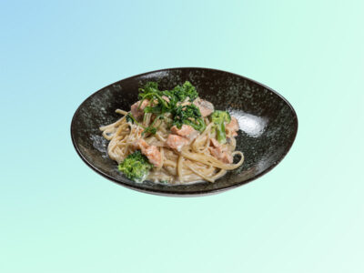 Linguine with salmon and broccoli Filtz delivery