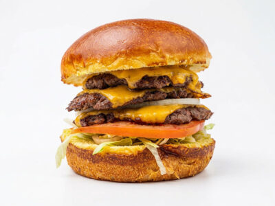 Original smash burger triple Al Dente Smash Burger & Pasta Bar dostava