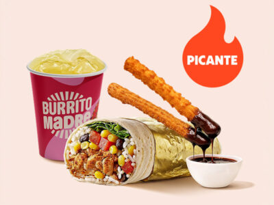 Pikantna piletina Burrito obrok Burrito Madre Mercator dostava