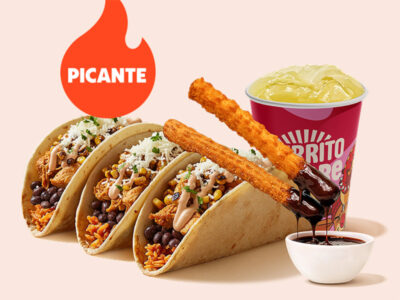 Pikantna piletina Tacos obrok Burrito Madre Mercator dostava