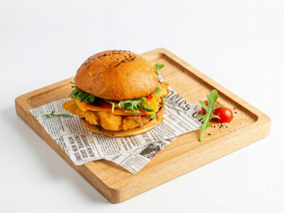 Fried chicken burger Ja i Majka delivery