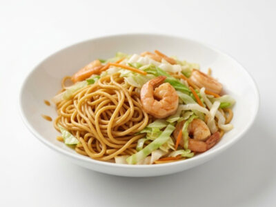 Rice noodles with vegetables and sea fruit Dva Štapića delivery