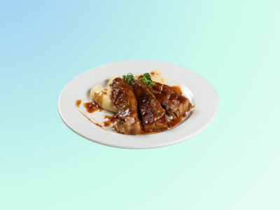 Ribs in homemade bbq sauce Filtz delivery