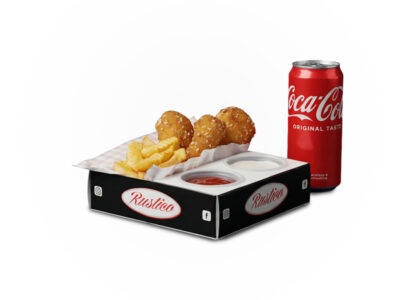 Chicken sticks + Coca-Cola - Original 0.33L Rustico Chicken Box dostava