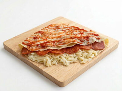 Pancakes with kulen, sour cream and cheese Ja i Majka delivery