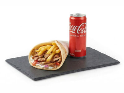 Gyros XXL + Coca-Cola - Original 0.33L Stubal Gyros delivery