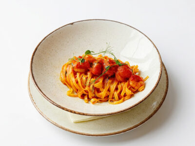 Tagliatelle with shrimps Kruna Batajnica delivery