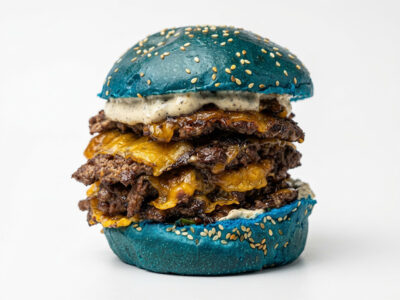 Truffle smash burger triple triple Al Dente Smash Burger & Pasta Bar dostava