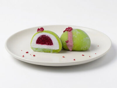 Mochi pistachio-raspberry Matchamochi delivery