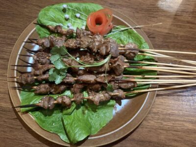 Grilled chicken stomach Wel Lai Kineski Restoran delivery