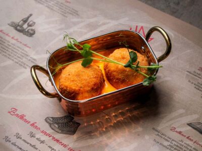 Breaded spicySerbian cheese spread Balkan Distrikt delivery