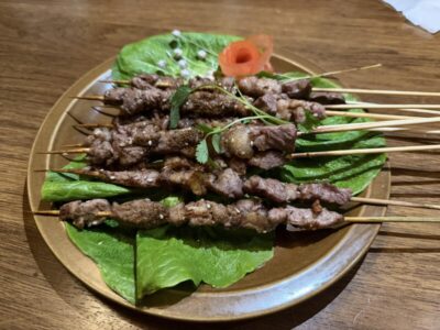 Lamb skewers Wel Lai Kineski Restoran delivery