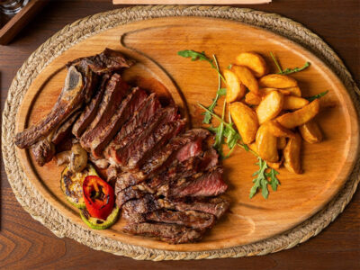 Dry age rib eye Vulin Restoran delivery