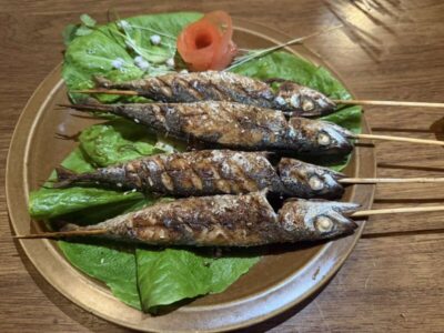 Grilled mackerel Wel Lai Kineski Restoran delivery