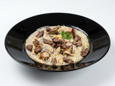 Steak shitakii pasta Sushi Queen & Pasta Queen delivery