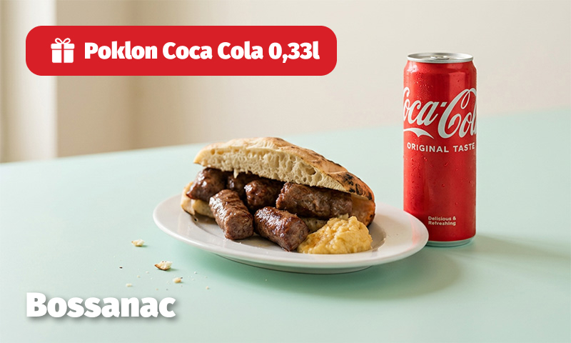 Bossanac 10 Ćevapa + Coca Cola