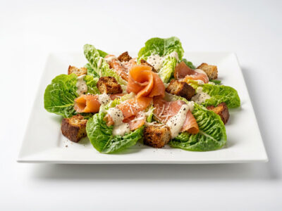 Cezar salata sa lososom Ribarnica Omega 3 dostava
