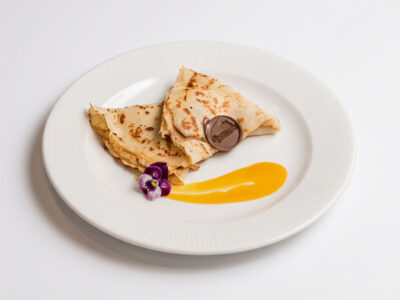 Pancakes with apricot jam Giardino L'Osteria delivery