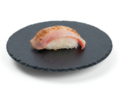Flambeed tuna nigiri Sushi Queen & Pasta Queen delivery