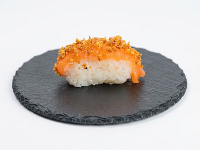 Crispy salmon nigiri Sushi Queen & Pasta Queen delivery