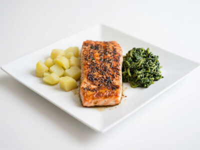 Losos filet i krompir-blitva Ribarnica Omega 3 dostava