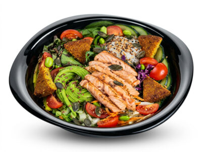Salmon poke Sushi Queen & Pasta Queen delivery