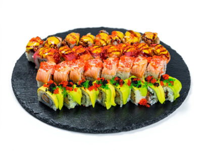 Rainbow box Sushi Queen & Pasta Queen delivery