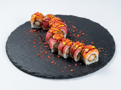 Rainbow sake maguro Sushi Queen & Pasta Queen delivery