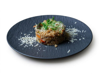 Risotto with chicken and mushrooms Giardino L'Osteria delivery