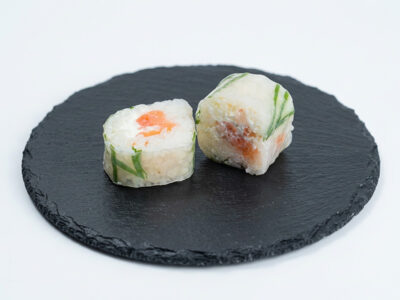 Spring rolls smoked salmon Sushi Queen & Pasta Queen delivery