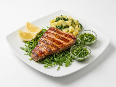 Tuna stejk i blitva Ribarnica Omega 3 dostava