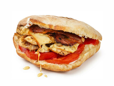 Chicken breast, smoked cheese, bacon Roštilj Kod Ruže delivery
