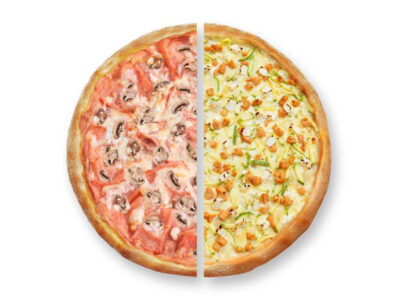 Capricciosa and Chicken feta pizza Caribic Pizza Novi Beograd delivery